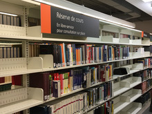 La réserve libre-service de la Bibliothèque de mathématiques et informatique